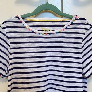 Boden girls 9-10 Pom Pom dress